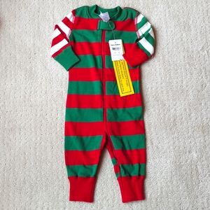 Hanna Andersson Christmas Striped Pajamas 0-3 Months